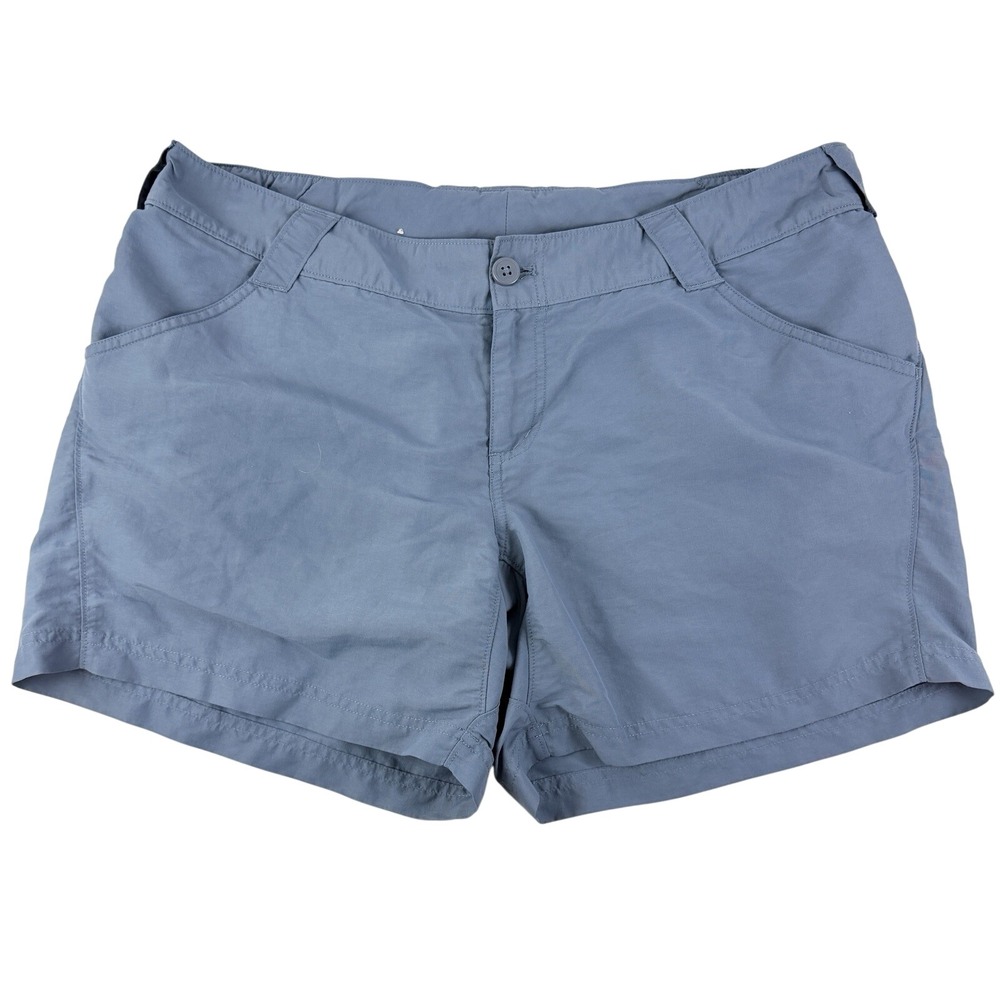 Columbia PFG Shorts Women XL Blue Nylon Hiking Fishing Gorpcore Outdoor